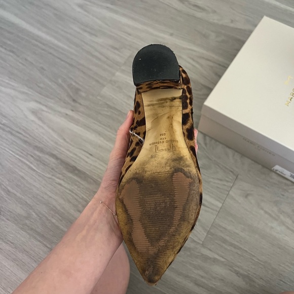 Marc Fisher LTD Ulani Pointy Toe Booty - Leopard - Size 8 - Picture 8 of 12